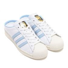 adidas SST MULE FOOTWEAR WHITE/CLEAR SKY/GOLD METALLIC H05738画像