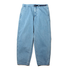 THE NORTH FACE PURPLE LABEL Webbing Belt Denim Wide Tapered Pants Indigo Bleach NT5150N-IB画像