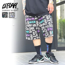LEFLAH 6ight 2ack 1gainst PATTERN SHORT PANTS画像