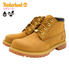 Timberland Womens NELLIE Waterproof Chukka Wheat Nubuck 23399画像