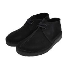 Clarks DESERT TREK BLACK SUEDE 26155486画像