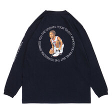 APPLEBUM Barcelona '92 Boy L/S Tee NAVY画像