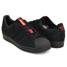 adidas Skateboarding SUPERSTAR ADV X THRASHER CBLACK / SCARLE / GOLDMT FY9025画像
