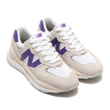 new balance M5740SB1 WHITE/PURPLE画像