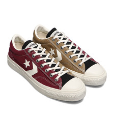 CONVERSE BREAKSTAR SK CV OX BURGUNDY/BLACK/BIEGE 34200690画像