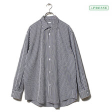 A.PRESSE Stripe Regular Collar Shirt画像