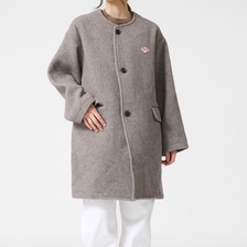 DANTON COLLARLESS COAT DT-A0012画像