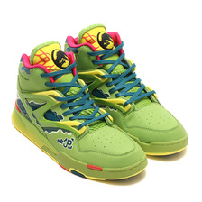Reebok PUMP OMNI ZONE II ULTRA LIME/HERITAGE TEAL/STINGY YELLOW GY0549画像