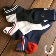 FRED PERRY TIPPEDE ANKLE SOCKS F19938画像