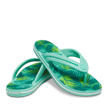 crocs Crocband&trade; Tropical Flip W White/Multi 207178-94S画像