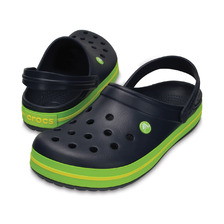 crocs Crocband&trade; Navy/Volt Green/Lemon 11016-40I画像