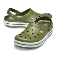 crocs Crocband&trade; army green/white 11016-37P画像