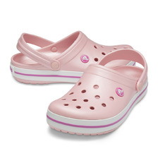 crocs CROCBAND PEARL PINK/WILD ORCHID 11016-6MB画像