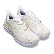 HOKA ONE ONE CLIFTON 8 BLANC DE BLANC/BRIGHT WHITE 1119394-BDBBW画像