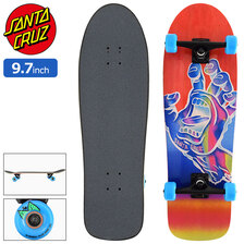 SANTA CRUZ Iridescent Hand Shaped Cruzer 9.7in &times; 31.7in 11116359画像