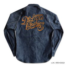 DELUXEWARE 7647 EMB DENIM SHIRT画像