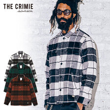 CRIMIE WOOL CHECK SHIRT JACKET CR1-02A5-JK15画像