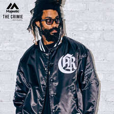 Majestic x THE CRIMIE SATIN STUDIUM JACKET CR1-C2A5-JK01画像