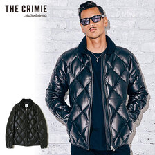 CRIMIE DIAMOND QUILT LEATHER DOWN JACKET CR1-02A5-JK04画像