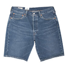 LEVI'S PREMIUM 501 HEMMED SHORTS BLEU EYES RIVER 36512-0124画像