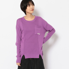 AVIREX HONEYCOMB COMBI KNIT TOPS 6214020画像