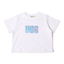 UGG ロゴサテン刺繍 チビT WHITE 21AW-UGTP05-WHT画像