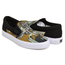 DC SHOES BASQ MANUAL SLIP-ON BLACK DM214105-BGP画像