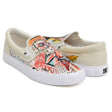 DC SHOES BASQ MANUAL SLIP-ON WHITE DM214105-WGF画像