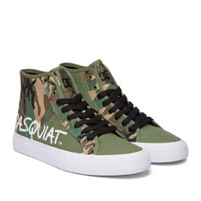 DC SHOES BASQ MANUAL HI BLACK/MILITARY CAMO DM214104-BLM画像