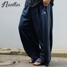 NEEDLES 21SS H.D. Track Pant-Poly Smooth NAVY画像