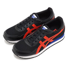 ASICS SportStyle TIGER RUNNER BLACK/ELECTRIC RED 1201A267-001画像