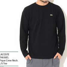 LACOSTE TH636EL Pique Crew Neck L/S Tee画像