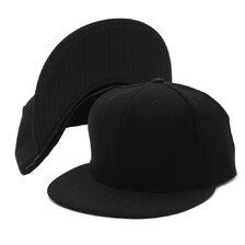 Ron Herman &times; Cooperstown Ball Cap Wool Stripe Cap BLACK &times; BLACK画像