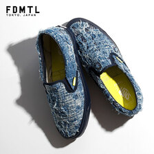 VANS by Vault &times; FDMTL Classic Slip-On Lx (fdmtl) Indigo/Distressed VN0A45JK5WP画像