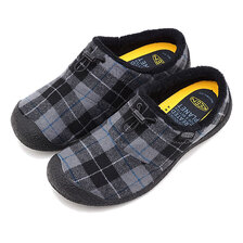 KEEN W HOWSER III SLIDE Black Plaid/Black 1025542画像