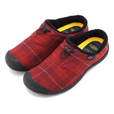 KEEN W HOWSER III SLIDE Red Plaid/Black 1025539画像