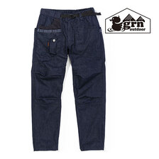 grn outdoor HIASOBI CAMPER PANTS INDIGO GO1301Q画像
