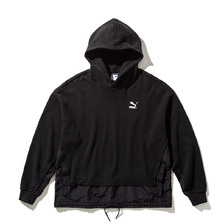 PUMA CLASSICS HOODIE SWEAT BLACK 532814-01画像