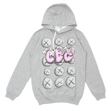 COMME des GARCONS SHIRT &times; KAWS PULLOVER PARKA GRAY画像