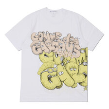 COMME des GARCONS SHIRT &times; KAWS CDG T-Shirt 3 WHITE画像