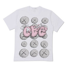 COMME des GARCONS SHIRT &times; KAWS CDG T-Shirt 1 WHITE画像