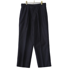 blurhms Broken Cloth Curve Front Slacks画像