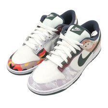 NIKE DUNK LOW SE SAIL/VINTAGE GREEN DH0957-100画像