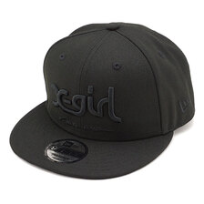 NEW ERA 9FIFTY X-girl ミルズロゴ new era ブラック &times; ブラック 12860571画像