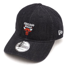 NEW ERA NBA Mini Logo 9THIRTY Cloth Strap シカゴ・ブルズ ブラックデニム 12854029画像