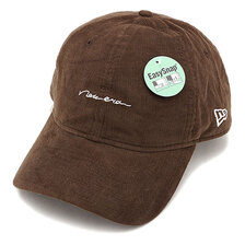 NEW ERA 9TWENTY イージースナップ マイクロコーデュロイ newera ブラウン グレーアンダーバイザー 12854060画像