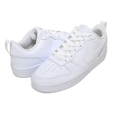 NIKE COURT BOROUGH LOW 2(GS) white/white-wht BQ5448-100画像