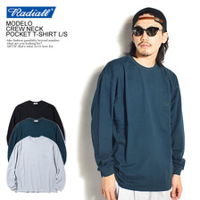 RADIALL MODELO - CREW NECK POCKET T-SHIRT L/S RAD-21AW-CUT014画像