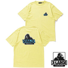 X-LARGE S/S TEE SLANTED OG YELLOW 101212011001画像