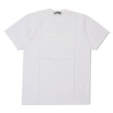 COMME des GARCONS MONOCHROME LOGO TEE WHITE画像